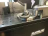 Drehteller-Station des Horizontalbieger XL mit zu einem geschlossenen Ring gebogenem Rundstahl